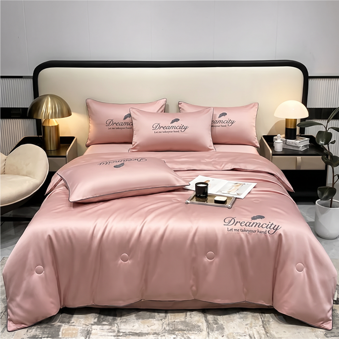 ❄️Svalende og åndbart sengetøj, 4 dele🛏️
