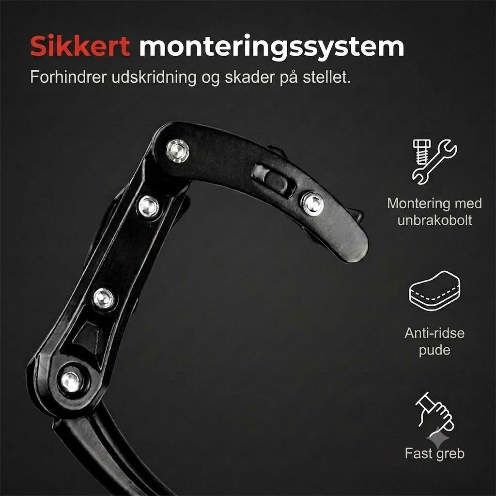 🚲 Justerbart støtteben | Passer til 24-29 tommer cykler