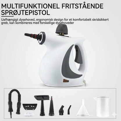 Damprenser – kraftfuld håndholdt damprenser til grundig rengøring.