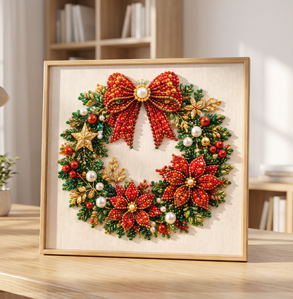 🔥 50% RABAT – BEGRÆNSET TID!🎨💎Aflappende DIY diamantmaleri-sæt med juletema – nemt for begyndere🎄