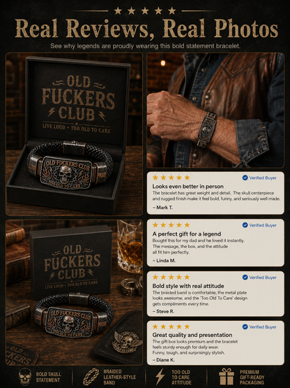 ☠️ De gamle drenges klub & Vild & Fri 🪓 | 2026 Limited Edition Vintage Armbånd