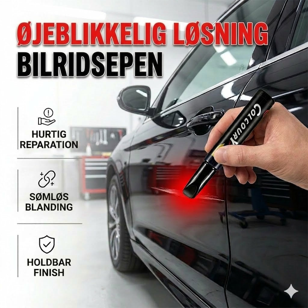 🚗 One-touch lakpen til biler - Fjernelse af ridser og lakreparation ✏️
