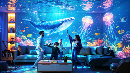 🔌Plug-and-play HD Stjerne- og Oceanprojektor-natlampe🥳⭐