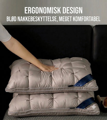 Ergonomisk nakkepude – åndbar, blød, med 3D-syteknologi (1 stk.)