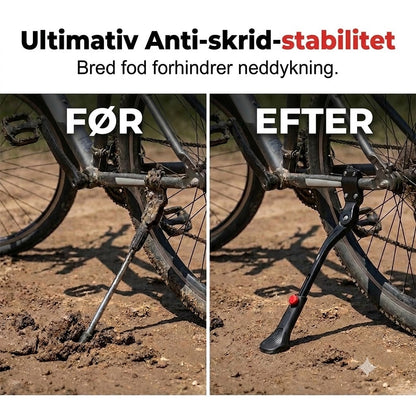 🚲 Justerbart støtteben | Passer til 24-29 tommer cykler
