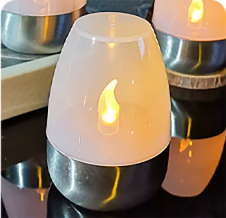 Solcelledrevet LED-stearinlys – Vandtæt udendørslampe og hyggelig natlampe til hjemmet