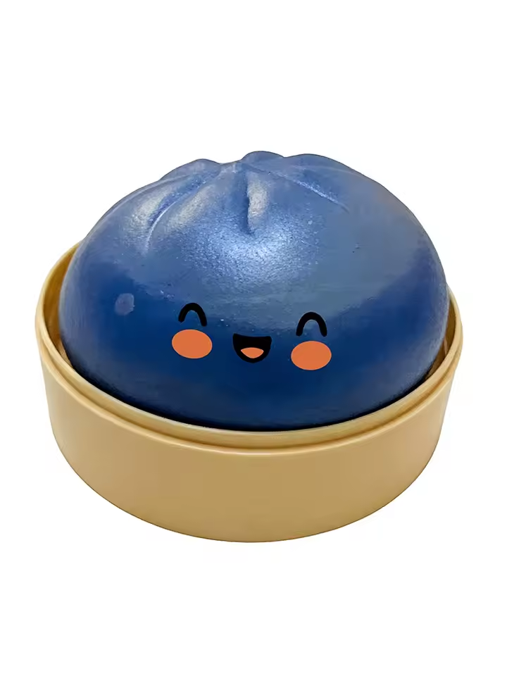✨Naturtro klemmelegetøj (squishy) formet som en bao-bolle