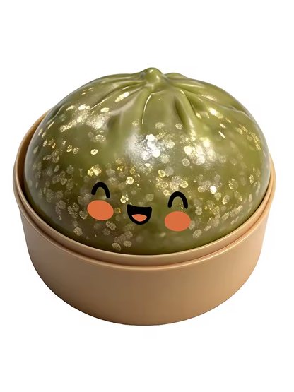 ✨Naturtro klemmelegetøj (squishy) formet som en bao-bolle