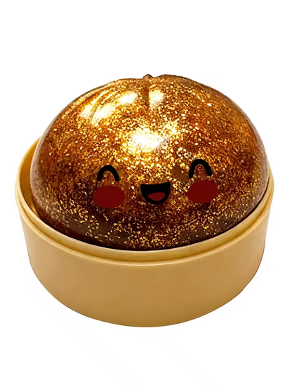 ✨Naturtro klemmelegetøj (squishy) formet som en bao-bolle