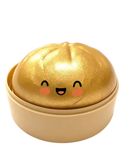 ✨Naturtro klemmelegetøj (squishy) formet som en bao-bolle