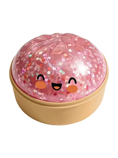 ✨Naturtro klemmelegetøj (squishy) formet som en bao-bolle