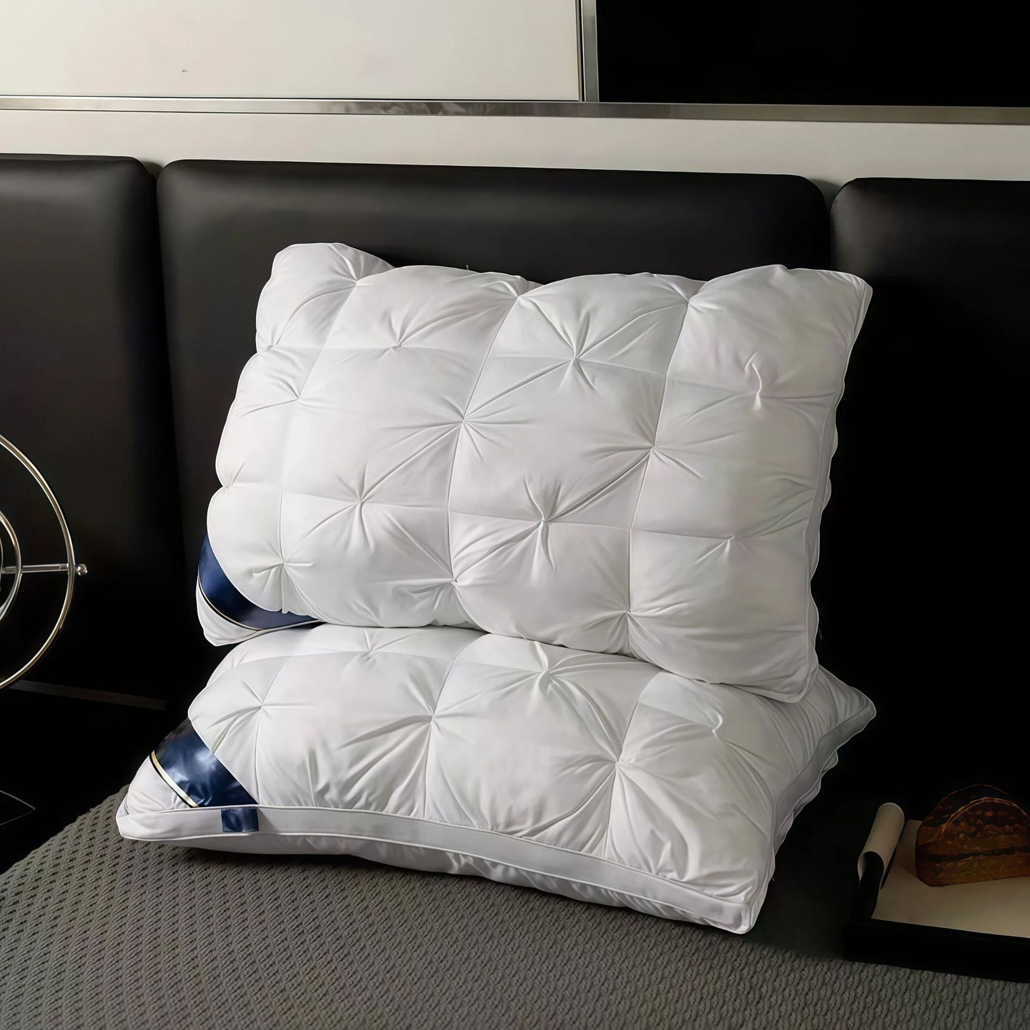 Ergonomisk nakkepude – åndbar, blød, med 3D-syteknologi (1 stk.)