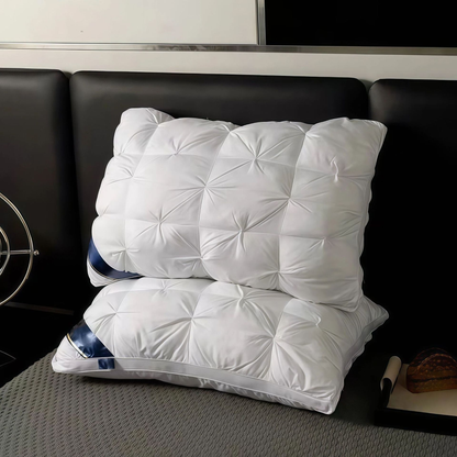 Ergonomisk nakkepude – åndbar, blød, med 3D-syteknologi (1 stk.)