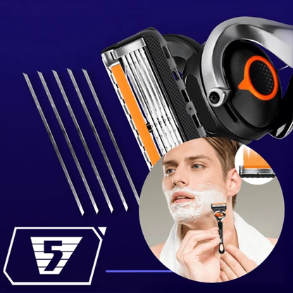 PrecisionRazor – Højpræcis barbermaskine med flere blade og hurtigudløser