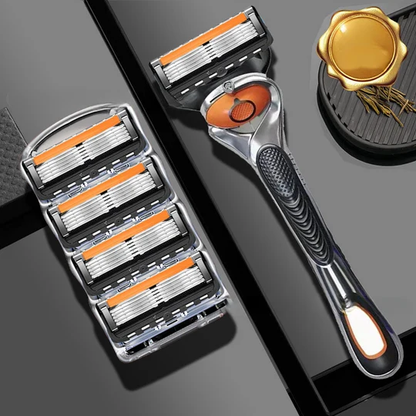 PrecisionRazor – Højpræcis barbermaskine med flere blade og hurtigudløser