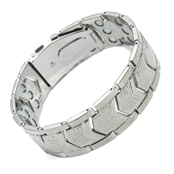 Magnetisk metalarmbånd til mænd