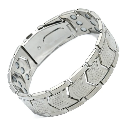 Magnetisk metalarmbånd til mænd