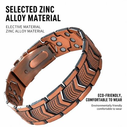 Magnetisk metalarmbånd til mænd