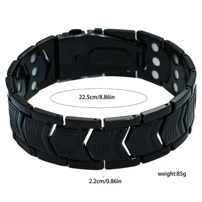 Magnetisk metalarmbånd til mænd
