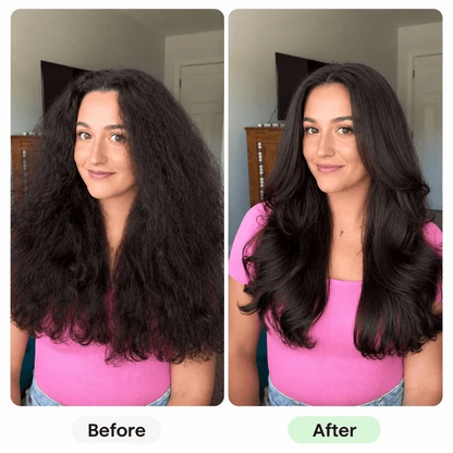 Ionisk anti-frizz varmluftbørste