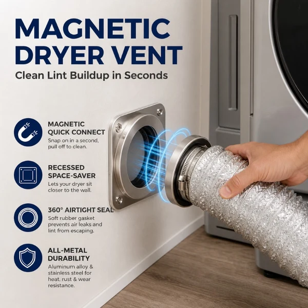 Nem at rengøre magnetisk ventilationssæt
