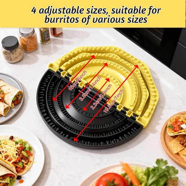 Multifunktionel formpresser til dumplings og tortillas