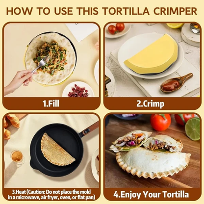 Multifunktionel formpresser til dumplings og tortillas
