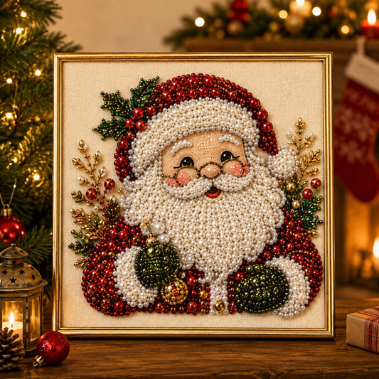 🔥 50% RABAT – BEGRÆNSET TID!🎨💎Aflappende DIY diamantmaleri-sæt med juletema – nemt for begyndere🎄