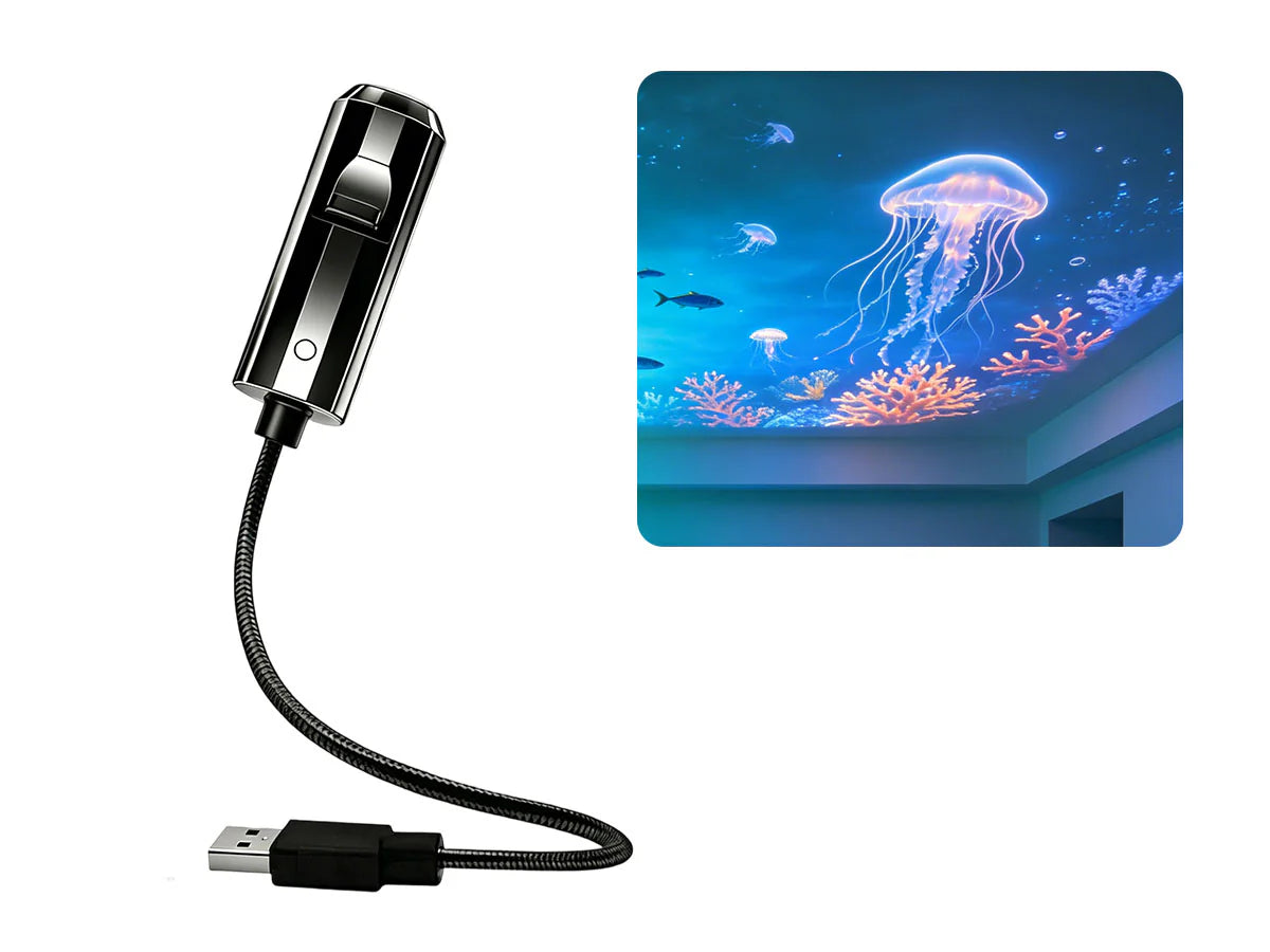 🔌Plug-and-play HD Stjerne- og Oceanprojektor-natlampe🥳⭐