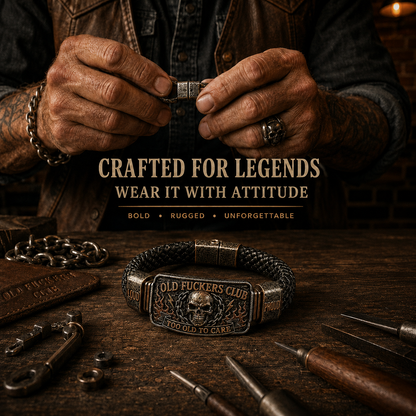 ☠️ De gamle drenges klub & Vild & Fri 🪓 | 2026 Limited Edition Vintage Armbånd