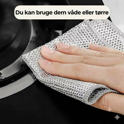 Karklude i ståltråd (10-pak)