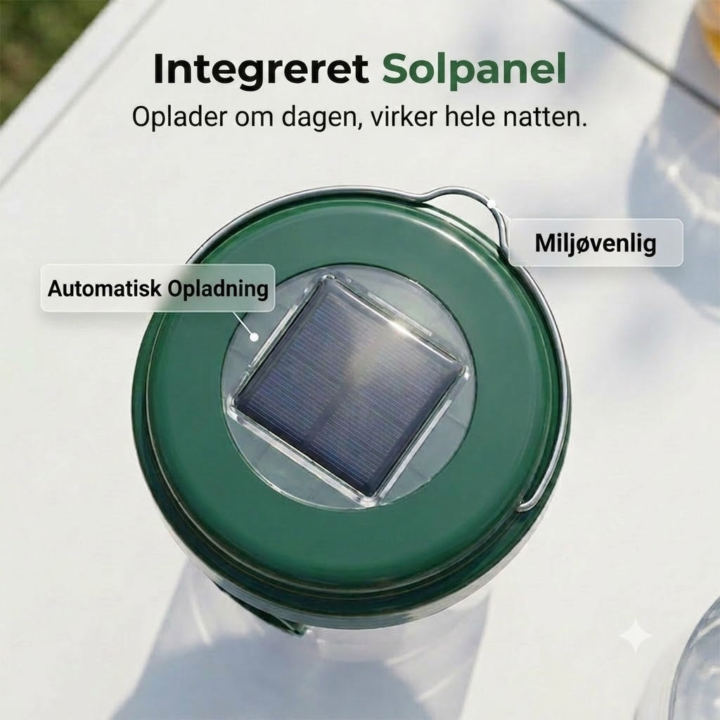 Solcelledrevet hængende hvepsefælde og fluefanger