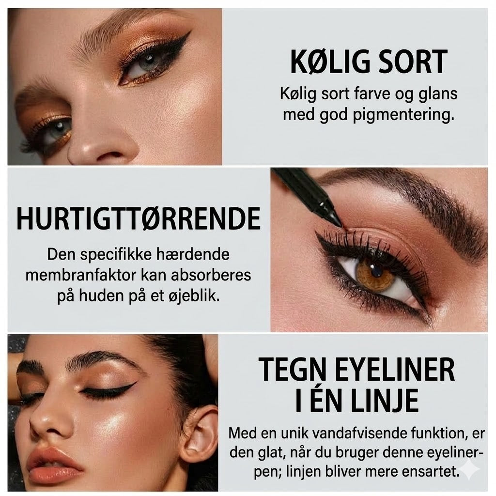 14-deles sæt med vandfaste, farverige gel-eyeliners 👁️🌈✏️