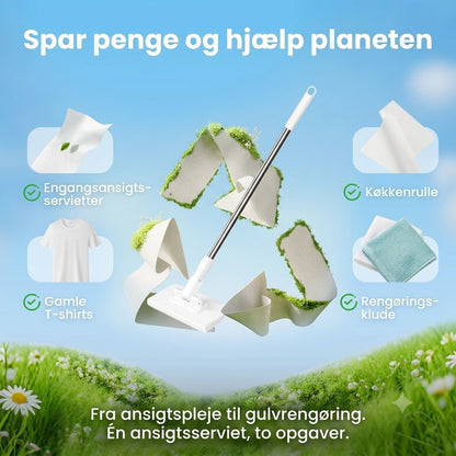 Genanvendeligt støvmoppesæt