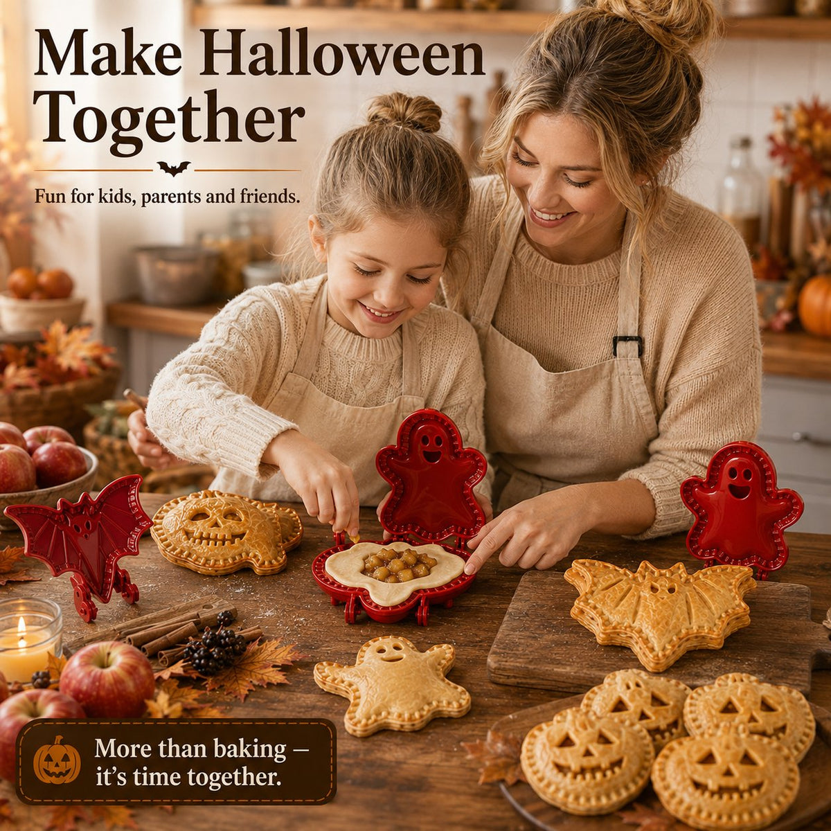 Halloween-tærteforme (sæt med 8 stk.)