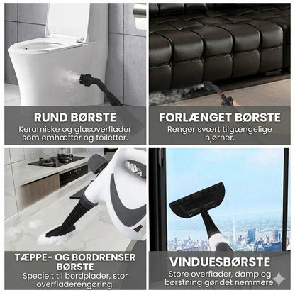 Damprenser – kraftfuld håndholdt damprenser til grundig rengøring.