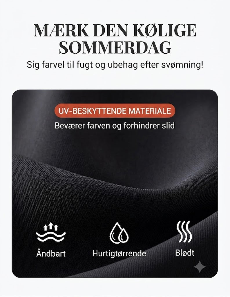 🎀Maveformende badedragt til kvinder med sløjfe og skørt – med fuldt dækkende indbygget bh