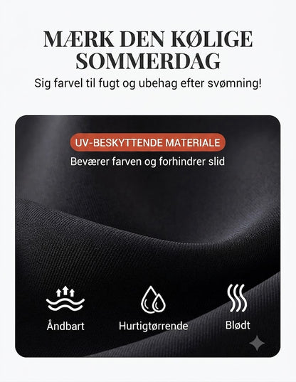 🎀Maveformende badedragt til kvinder med sløjfe og skørt – med fuldt dækkende indbygget bh