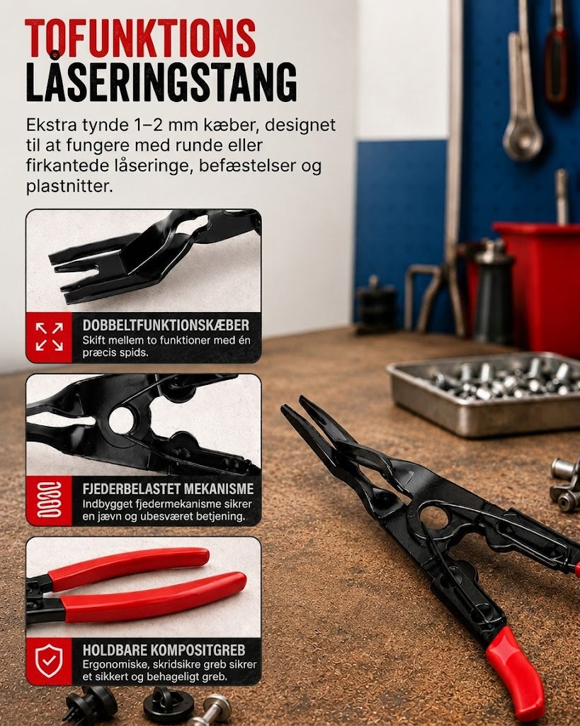 ProReach sæt med 5 tænger til afmontering af elektriske stik – specialværktøj til bil og el