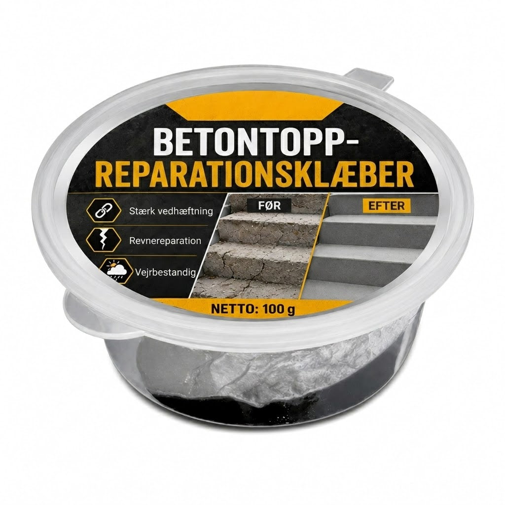 Betonklæber og reparationsmørtel til trapper – ideel til trappetrin, indkørsler og terrasser