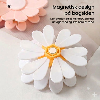 🌼 Blomsterformede poseklemmer – til opbevaring af snacks og mad (4-pak)