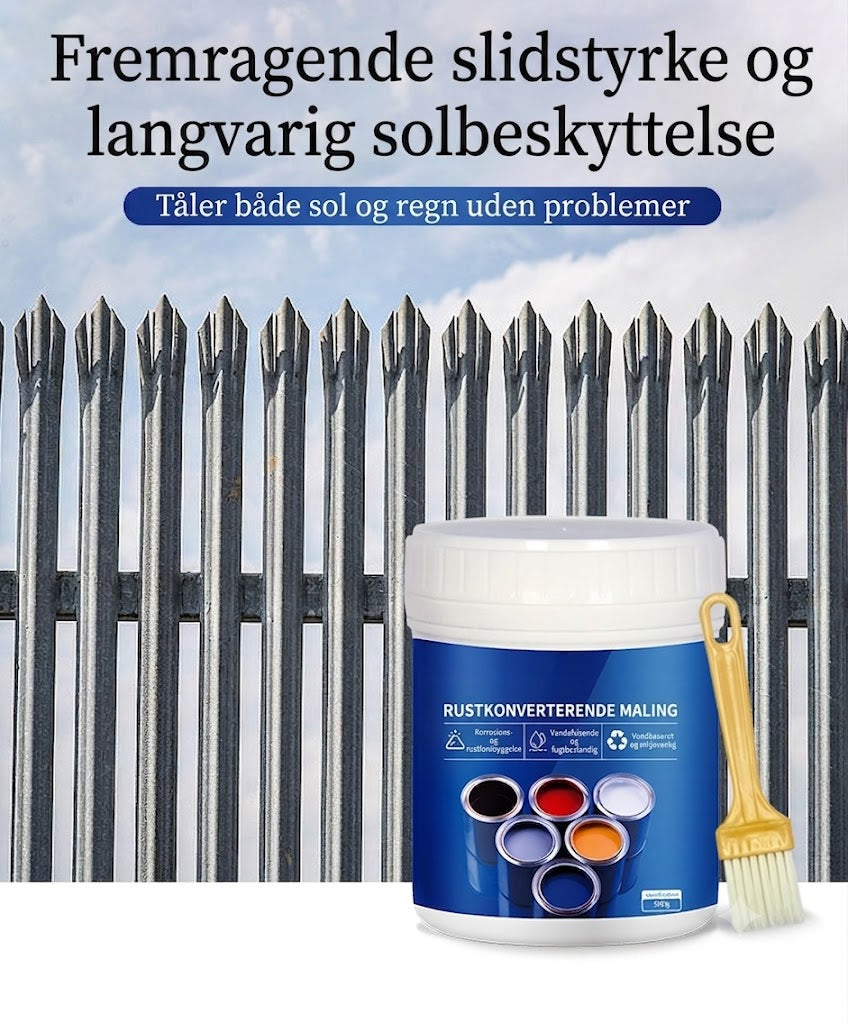 Vandbaseret rustbeskyttende metalmaling