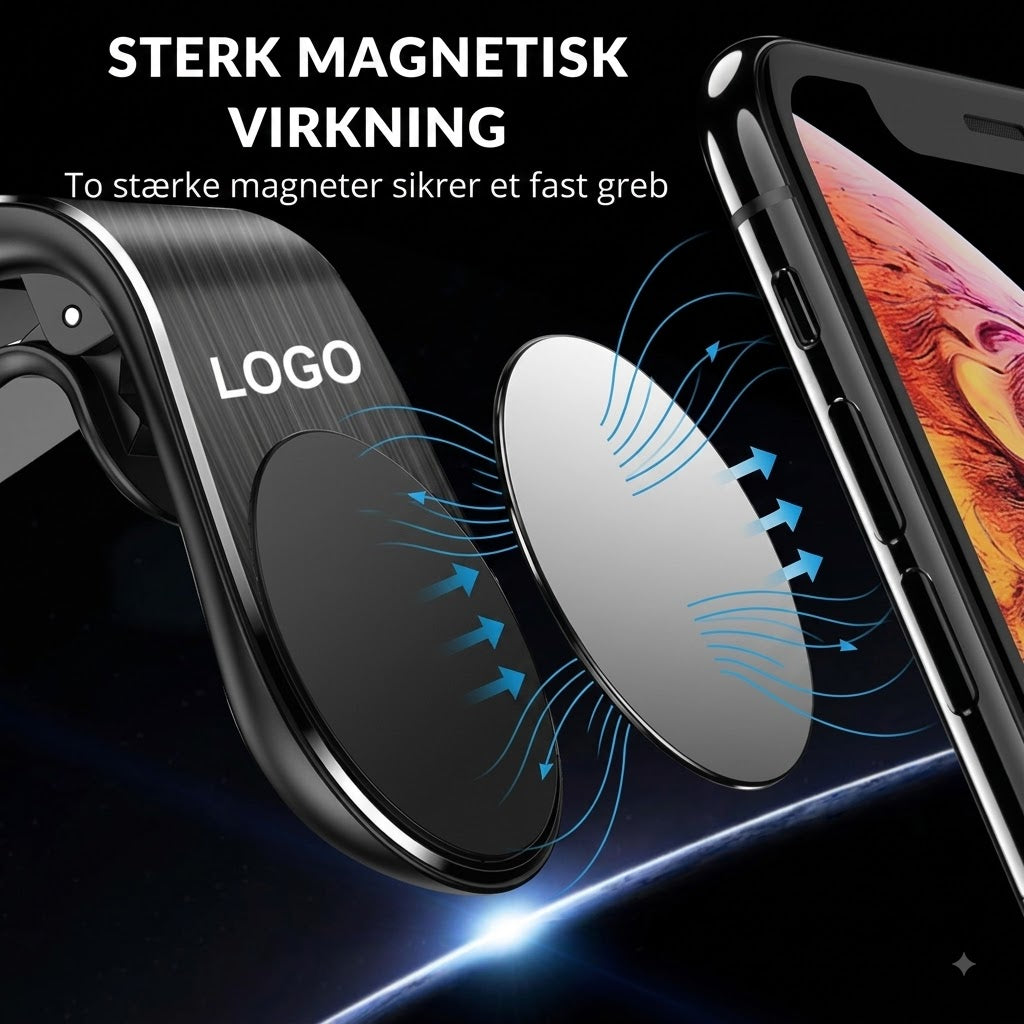 MagSafe-mobilholder med logo / Magnetisk telefonholder med emblem