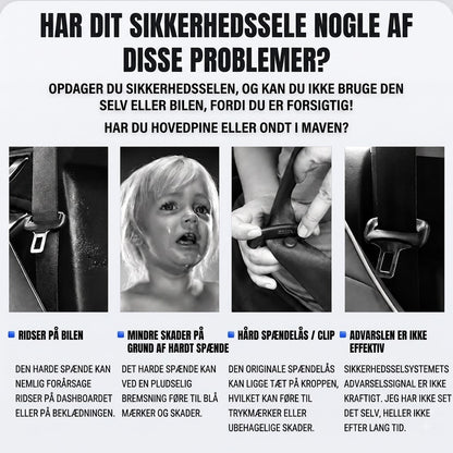 Sikkerhedssele-pude med billogo / Skulderpude til sikkerhedssele