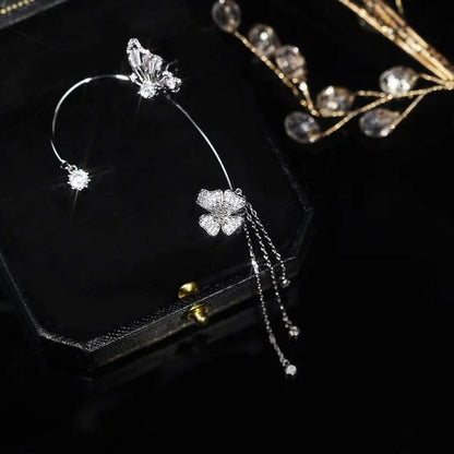 Enkle clip-on-øreringe med sommerfugle, blomstermotiver og kvaster – Elegante, behagelige og kræver ingen huller i ørerne