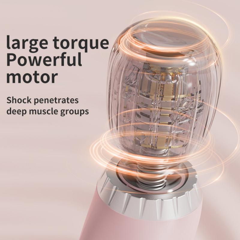 🔥📢📢 50% RABAT LIGE NU! 🎁 Bærbar håndholdt massageapparat – USB-genopladelig med højfrekvent vibrationsmotor