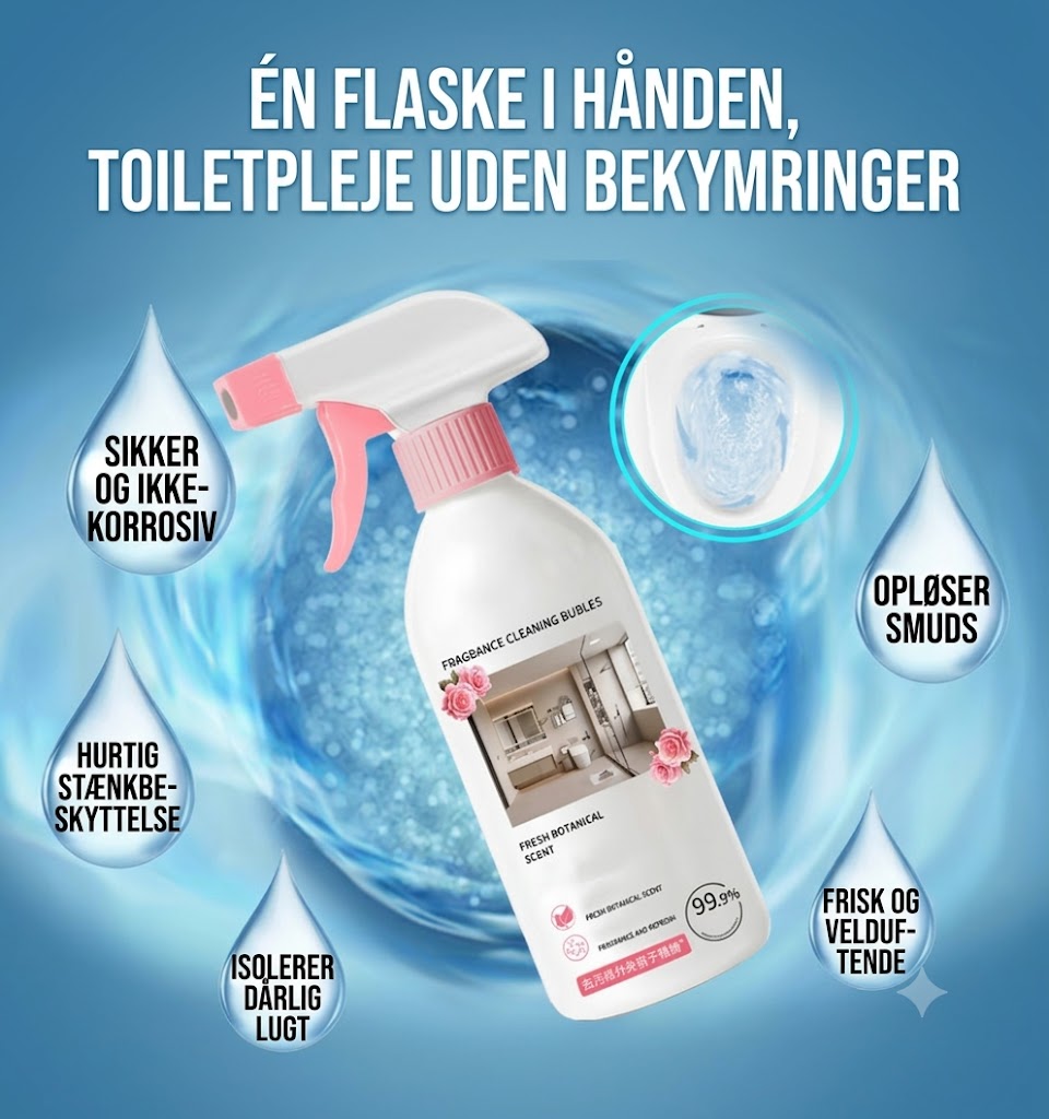 Multifunktionel badeværelsesspray