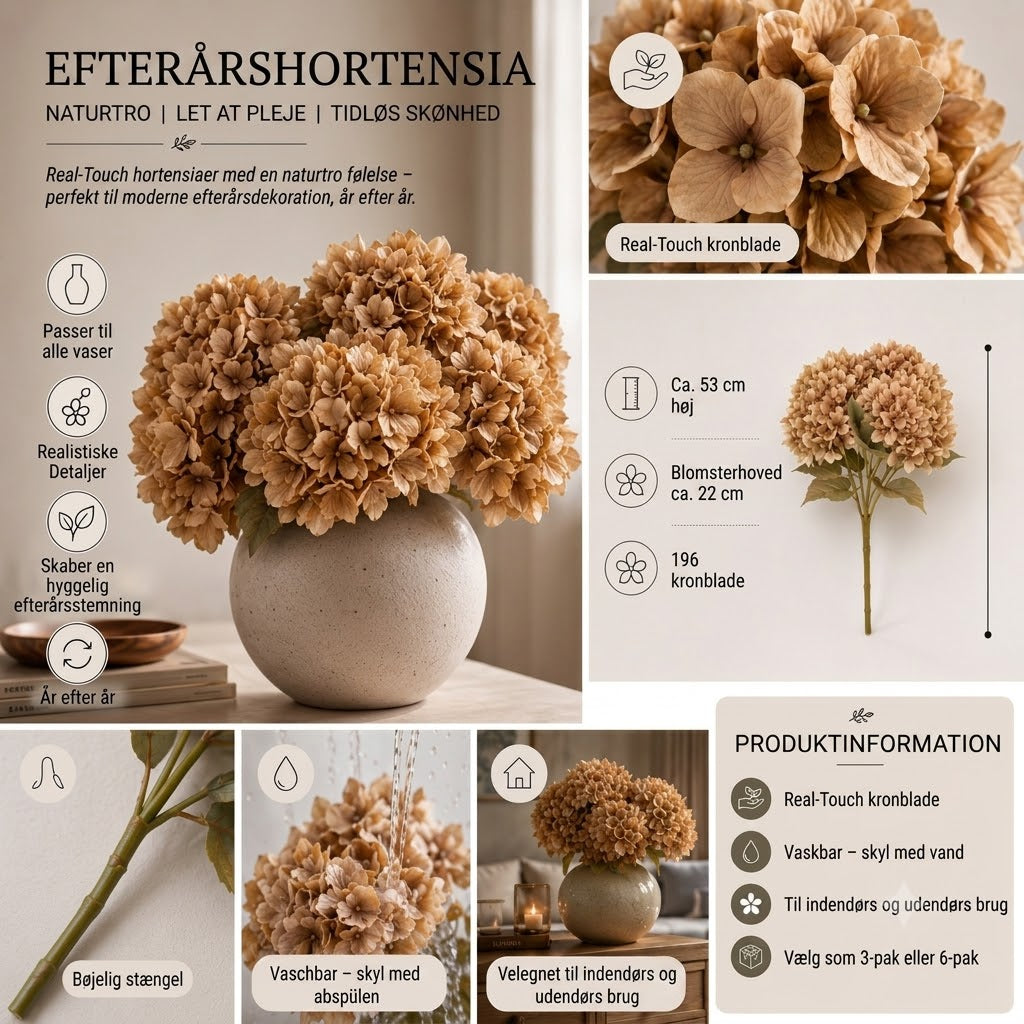 Kunstig efterårshortensia