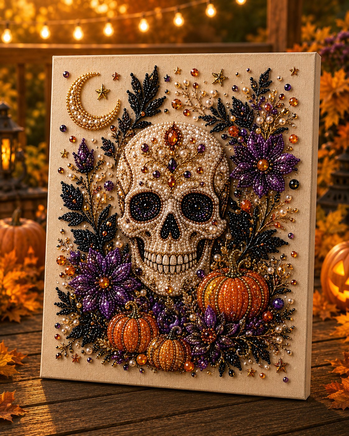 ✨ DIY Halloween Perlesæt – Forvandl små perler til nuttet og uhyggelig magi!