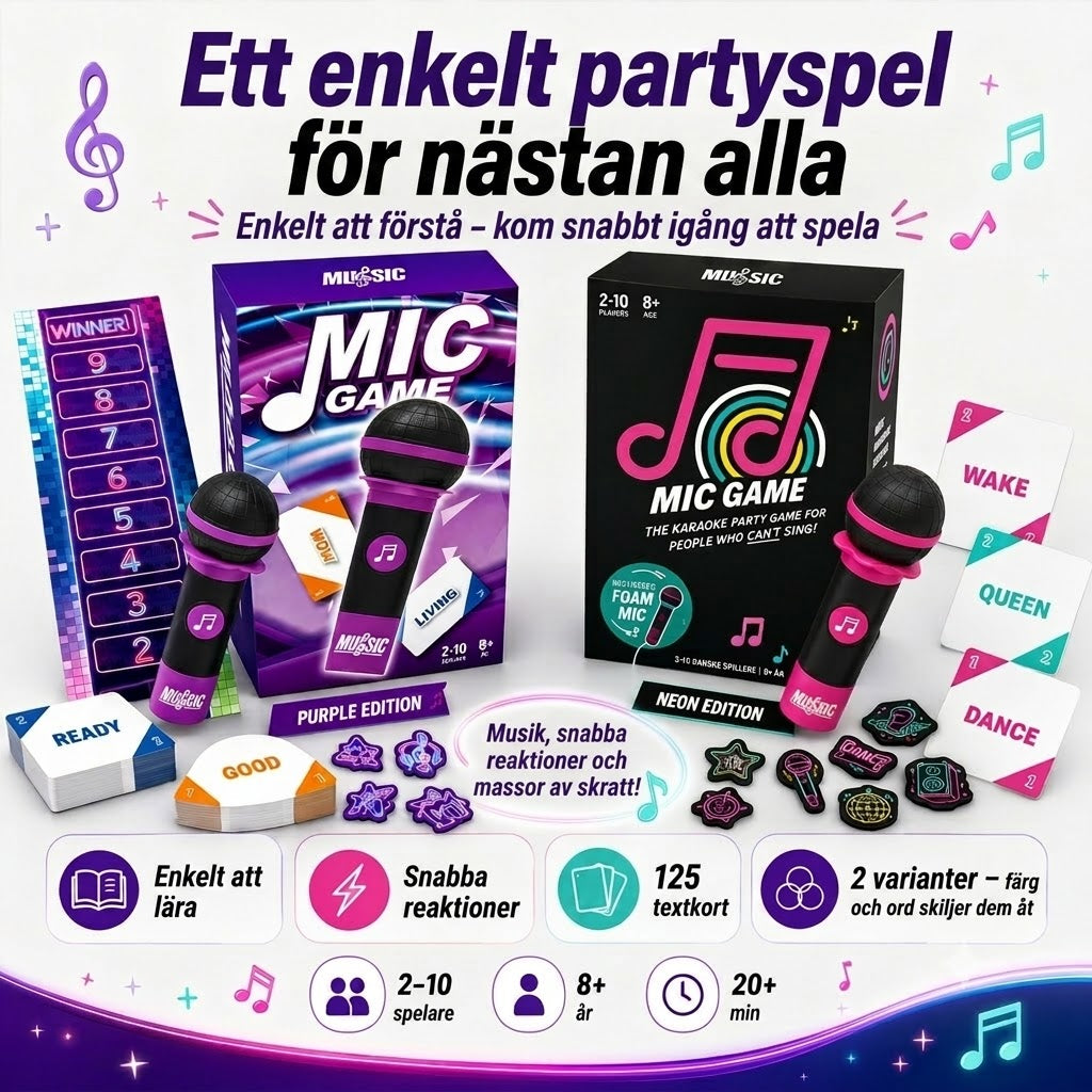 Musik-mikrofonspil